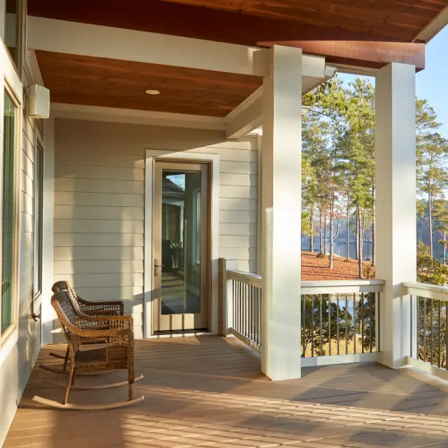 Exterior Painting image of painted porch