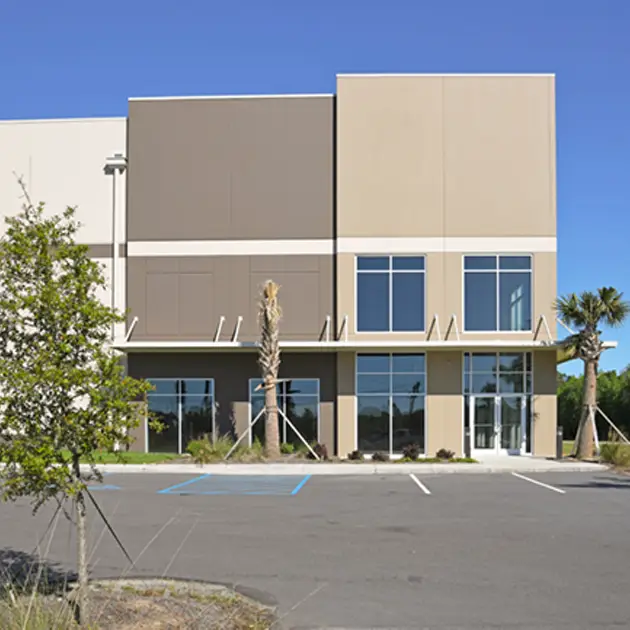 industrial park exterior commercial building painting